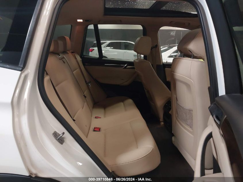 2016 BMW X3 xDrive28I VIN: 5UXWX9C57G0D78801 Lot: 39710848