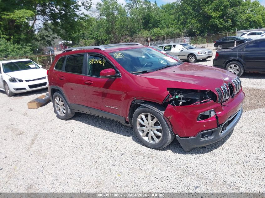 2014 Jeep Cherokee Limited VIN: 1C4PJMDS3EW192811 Lot: 39710867