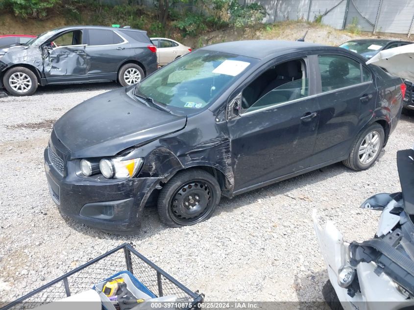 2013 Chevrolet Sonic Lt VIN: 1G1JC5SG9D4215872 Lot: 39710875