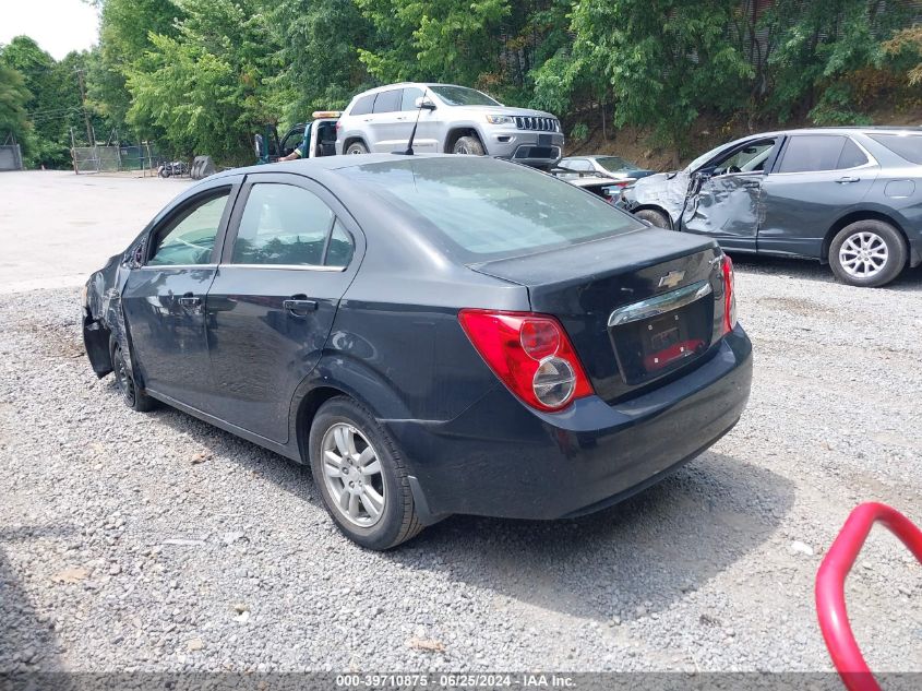 2013 Chevrolet Sonic Lt VIN: 1G1JC5SG9D4215872 Lot: 39710875