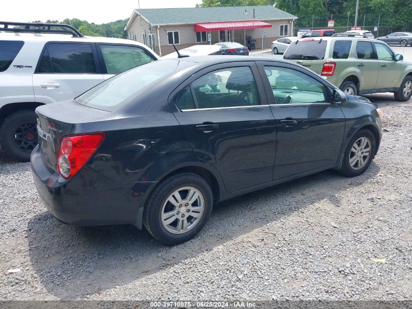 2013 Chevrolet Sonic Lt VIN: 1G1JC5SG9D4215872 Lot: 39710875