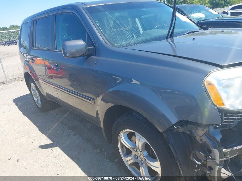 2012 Honda Pilot Ex-L VIN: 5FNYF4H62CB008849 Lot: 39710878