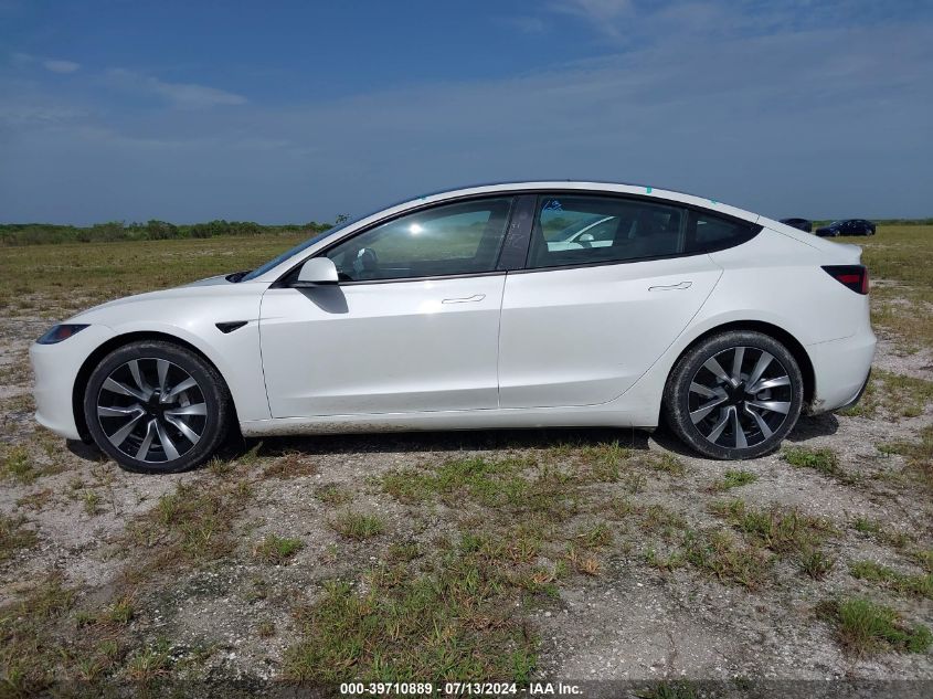 5YJ3E1EA0RF751037 2024 Tesla Model 3 Rear-Wheel Drive