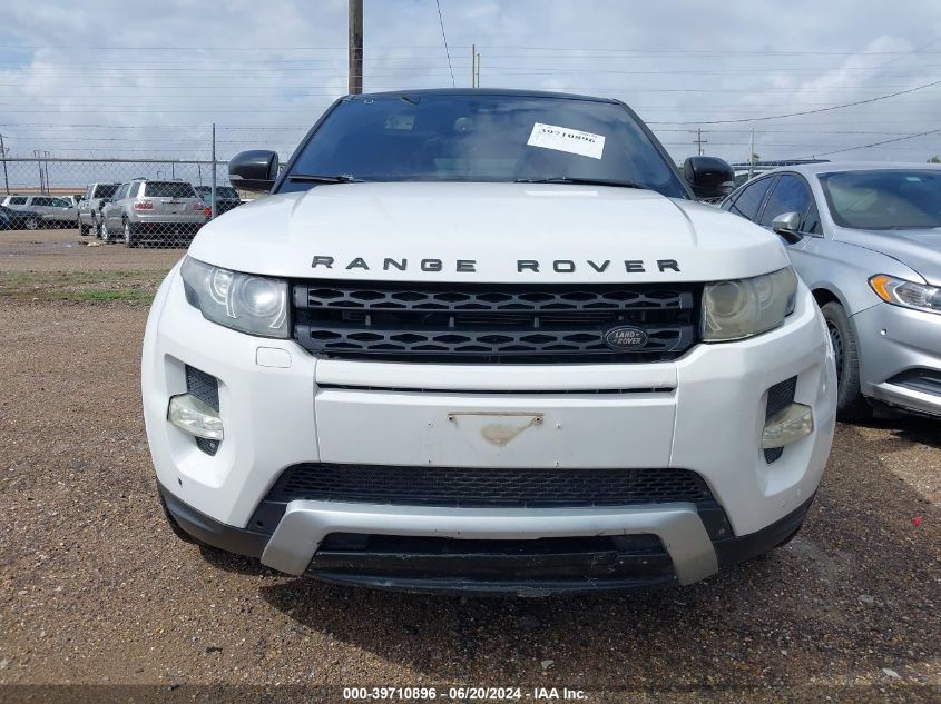 2013 Land Rover Range Rover Evoque Pure VIN: SALVT2BG2DH845502 Lot: 39710896