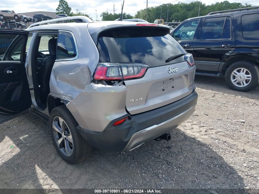 2019 Jeep Cherokee Limited 4X4 VIN: 1C4PJMDX2KD267968 Lot: 39710901