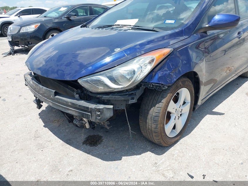 2012 Hyundai Elantra Gls VIN: 5NPDH4AE8CH148156 Lot: 39710906