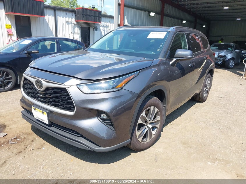 2021 TOYOTA HIGHLANDER VIN: 5TDGZRBH6MS128452