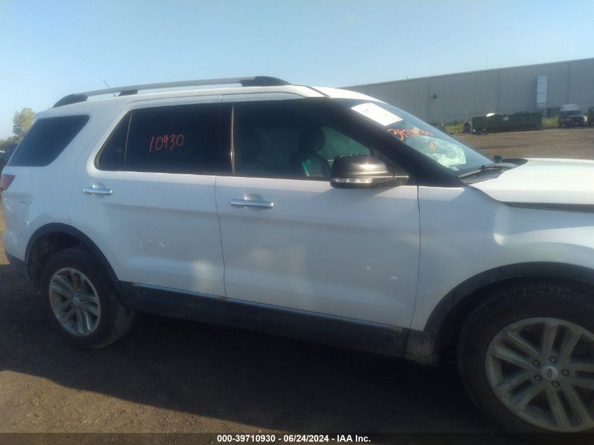2014 Ford Explorer Xlt VIN: 1FM5K8D87EGB51149 Lot: 39710930