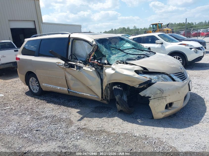 2014 Toyota Sienna Xle V6 8 Passenger VIN: 5TDYK3DC0ES417898 Lot: 39710940