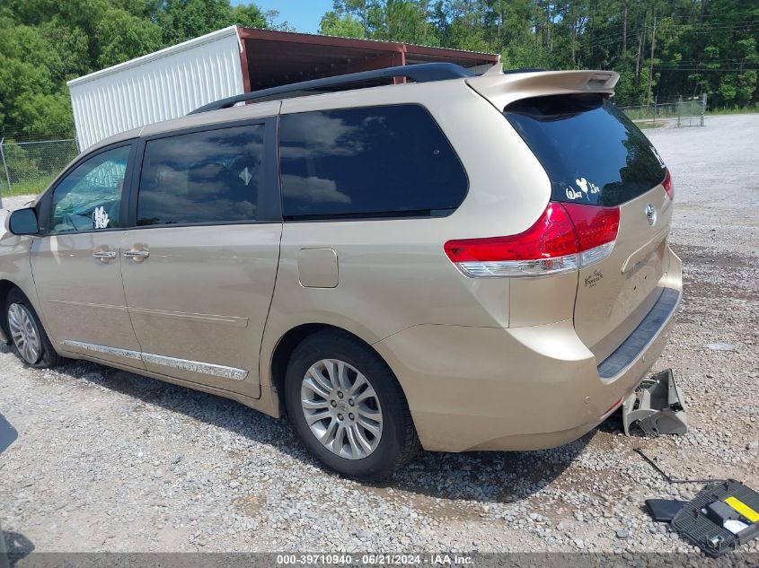 2014 Toyota Sienna Xle V6 8 Passenger VIN: 5TDYK3DC0ES417898 Lot: 39710940