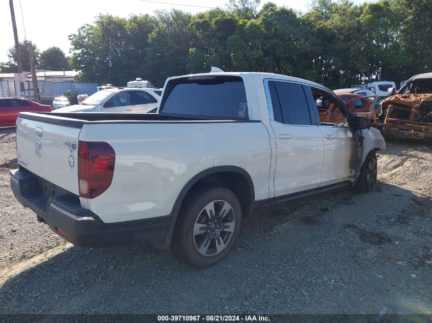 2017 Honda Ridgeline Rtl VIN: 5FPYK2F69HB006629 Lot: 39710967