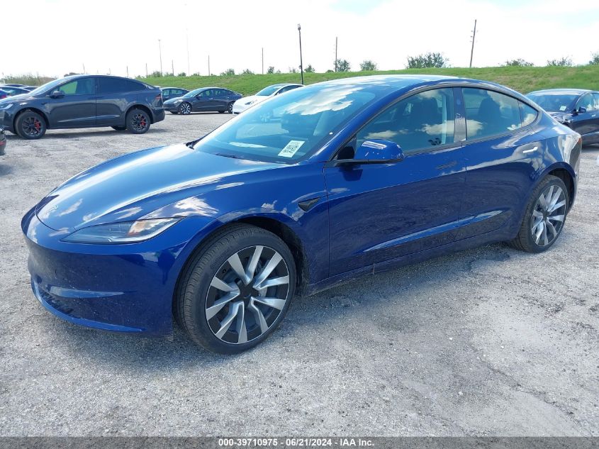 5YJ3E1EA1RF752679 2024 TESLA MODEL 3 - Image 2