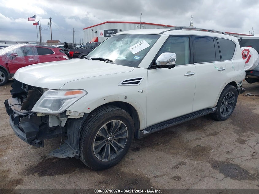 2017 Nissan Armada Platinum VIN: JN8AY2NF7H9303102 Lot: 39710978