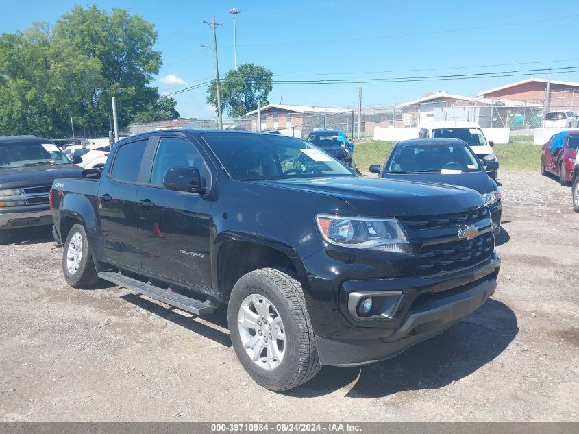 2022 Chevrolet Colorado 4Wd Short Box Lt VIN: 1GCGTCEN8N1214912 Lot: 39710984