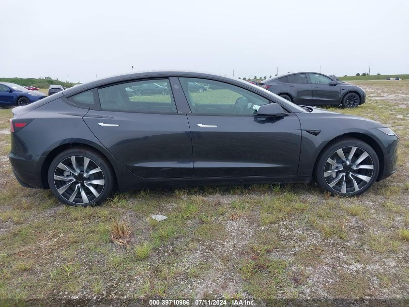 5YJ3E1EA1RF761589 2024 Tesla Model 3 Rear-Wheel Drive