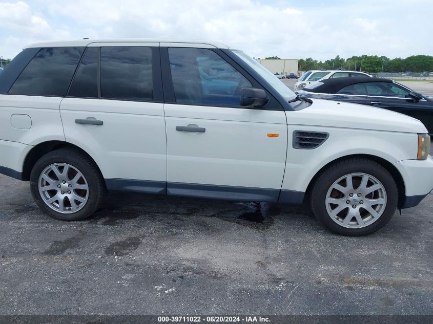 2008 Land Rover Range Rover Sport Hse VIN: SALSK25498A125605 Lot: 39711022