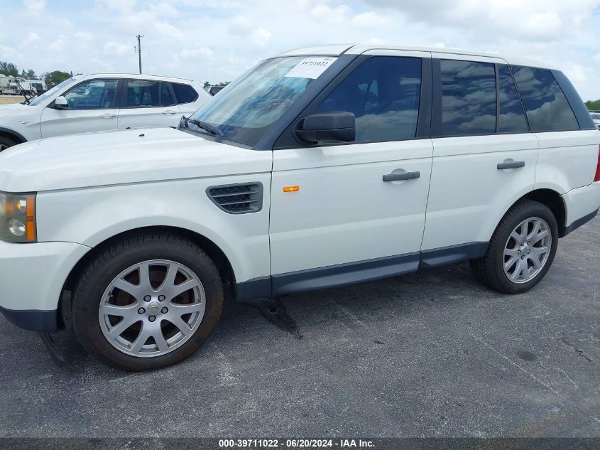 2008 Land Rover Range Rover Sport Hse VIN: SALSK25498A125605 Lot: 39711022