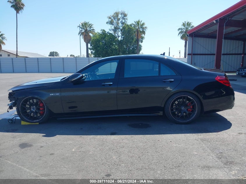 2018 MERCEDES-BENZ AMG S 63 4MATIC VIN: WDDUG8JBXJA387038