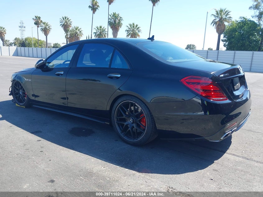 2018 MERCEDES-BENZ AMG S 63 4MATIC VIN: WDDUG8JBXJA387038