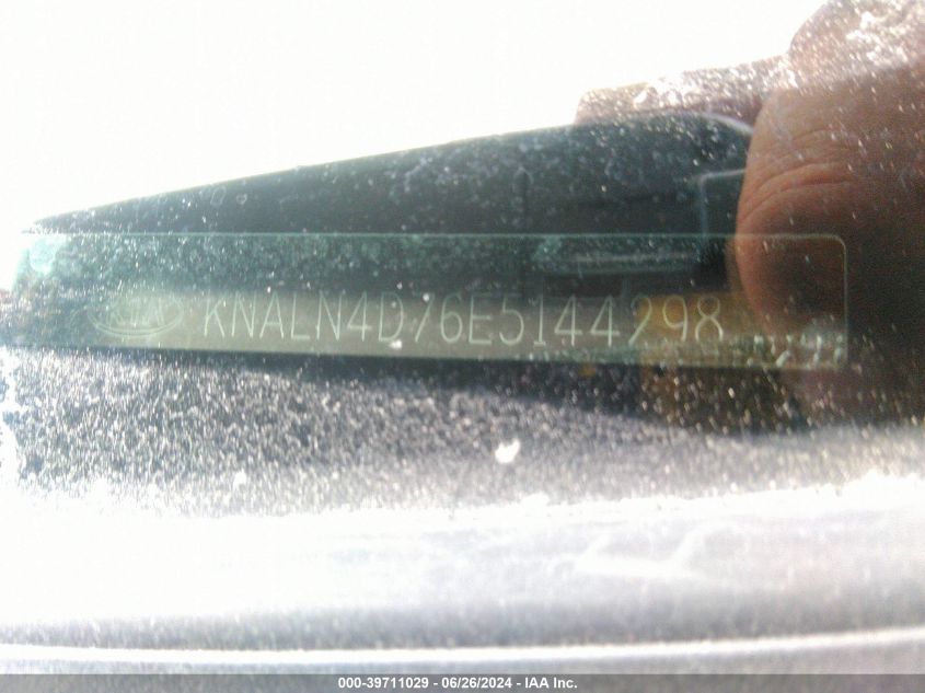 2014 KIA CADENZA LIMITED - KNALN4D76E5144298