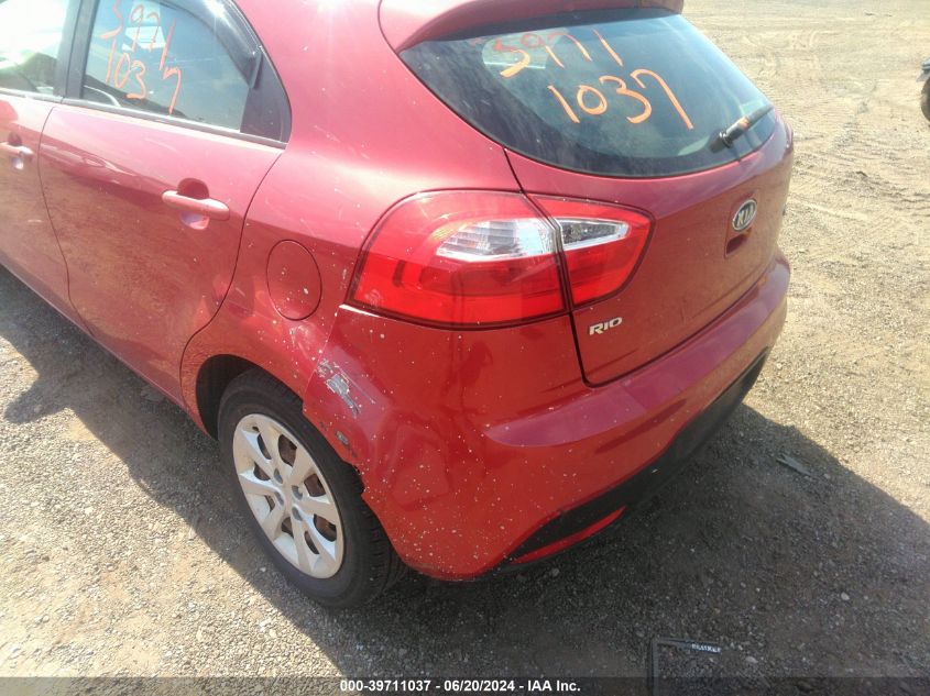 2013 Kia Rio Lx VIN: KNADM5A38D6126649 Lot: 39711037