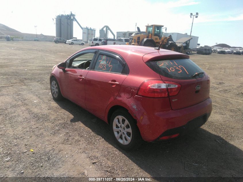 KNADM5A38D6126649 | 2013 KIA RIO