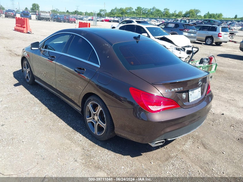 2014 Mercedes-Benz Cla 250 4Matic VIN: WDDSJ4GB6EN118719 Lot: 39711048
