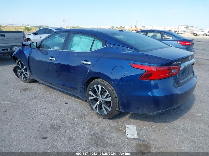 2017 Nissan Maxima 3.5S/Sv/Sl/Sr/Plat VIN: 1N4AA6AP0HC450120 Lot: 39711053