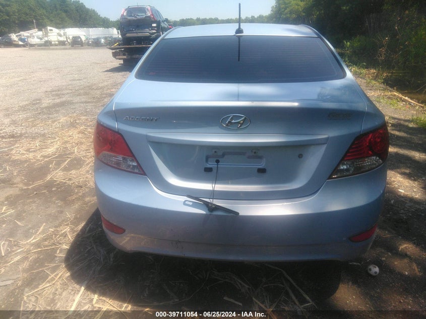 2012 Hyundai Accent Gls VIN: KMHCT4AE6CU249305 Lot: 39711054