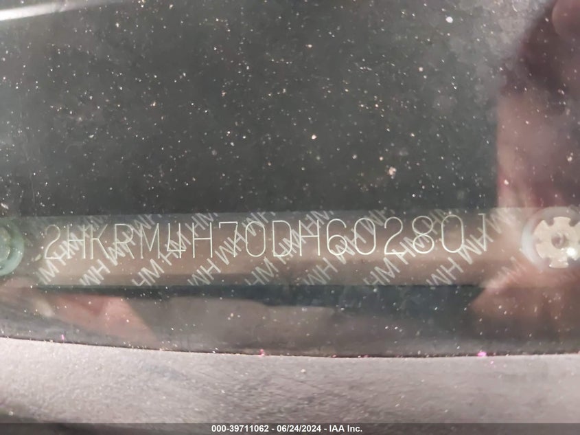 2013 HONDA CR-V EX-L - 2HKRM4H70DH602801