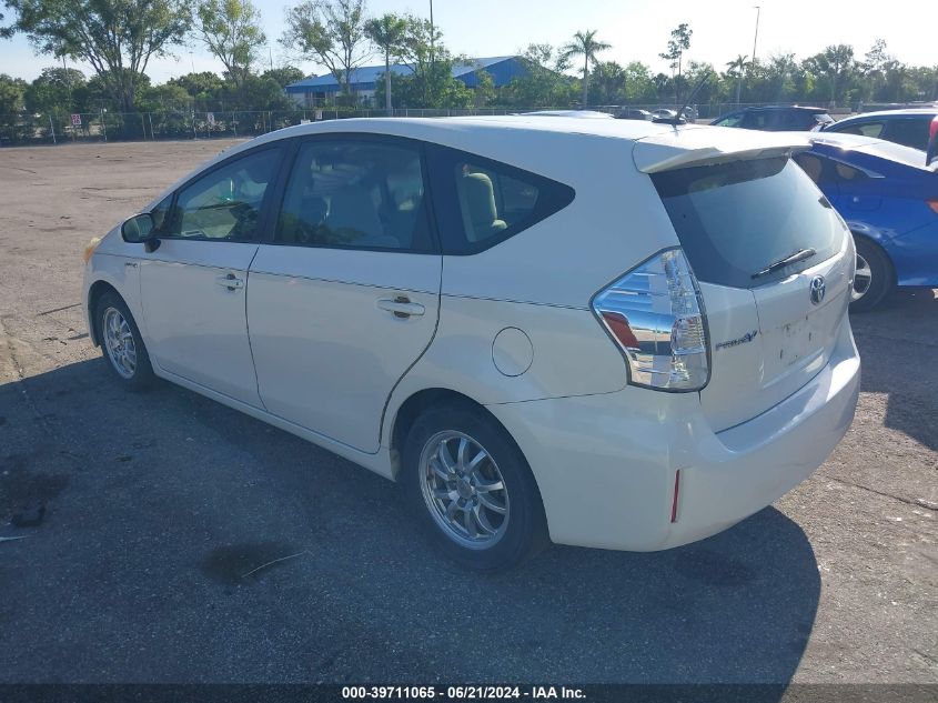 2012 Toyota Prius V Three VIN: JTDZN3EUXC3155597 Lot: 39711065