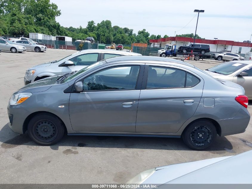 2019 Mitsubishi Mirage G4 Es VIN: ML32F3FJ2KHF07954 Lot: 39711068