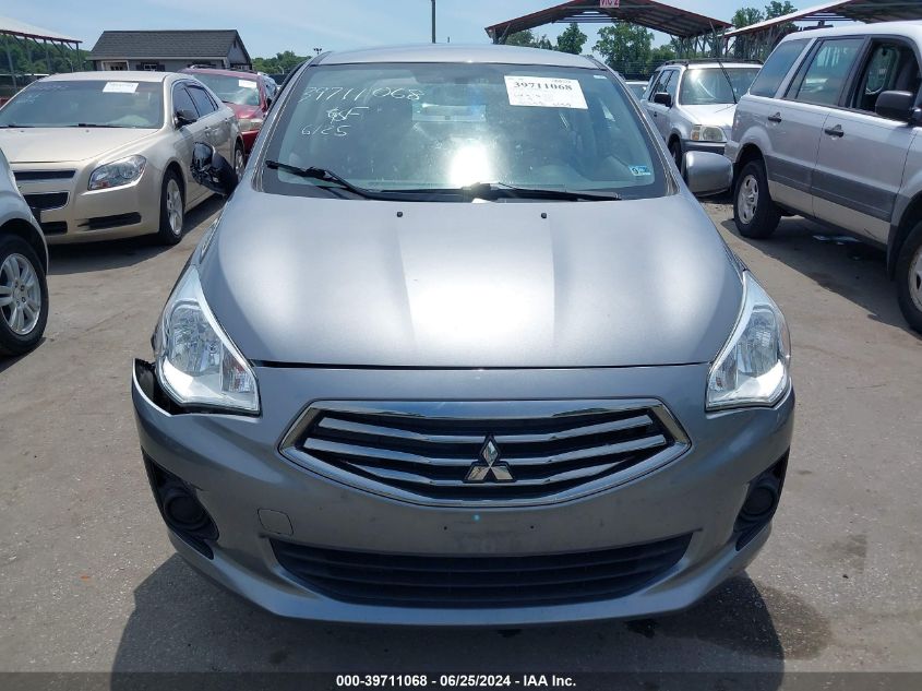 2019 Mitsubishi Mirage G4 Es VIN: ML32F3FJ2KHF07954 Lot: 39711068