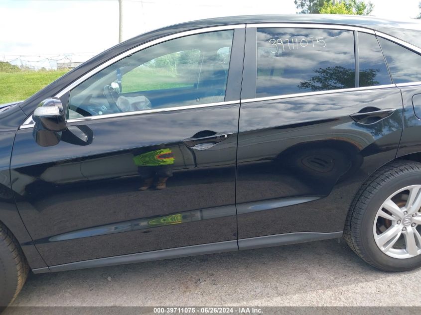 2015 Acura Rdx VIN: 5J8TB4H31FL026273 Lot: 39711075