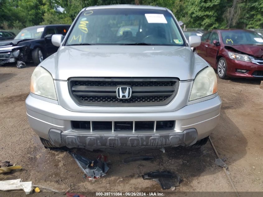 2005 Honda Pilot Ex-L VIN: 5FNYF18555B024181 Lot: 39711084