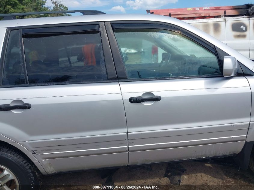 2005 Honda Pilot Ex-L VIN: 5FNYF18555B024181 Lot: 39711084