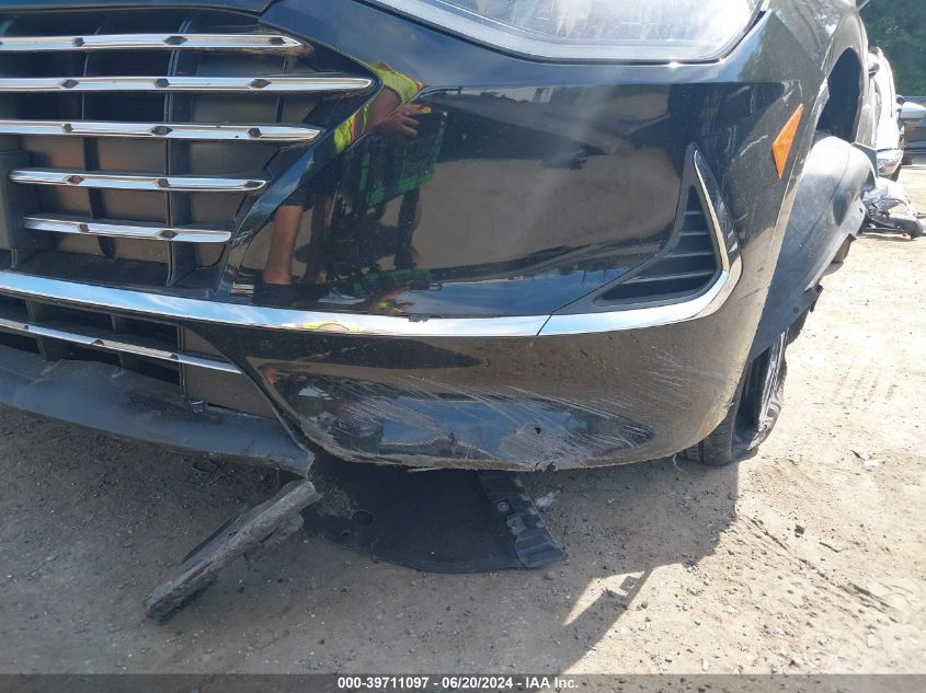 2022 Hyundai Sonata Hybrid Blue VIN: KMHL24JJ7NA037498 Lot: 39711097