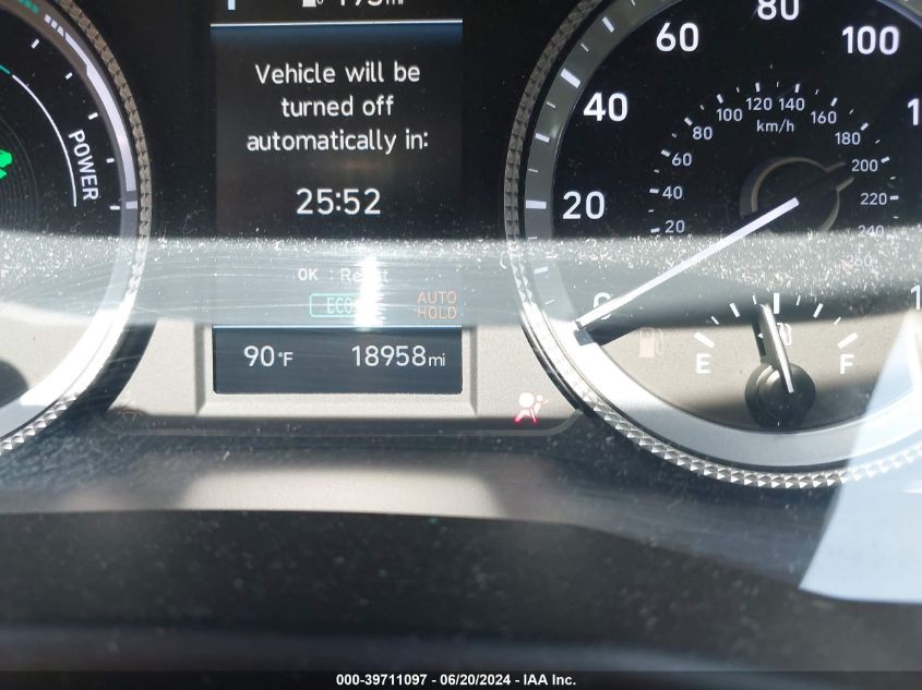 2022 Hyundai Sonata Hybrid Blue VIN: KMHL24JJ7NA037498 Lot: 39711097