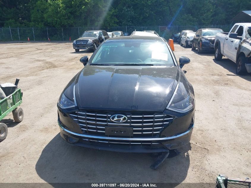 2022 Hyundai Sonata Hybrid Blue VIN: KMHL24JJ7NA037498 Lot: 39711097