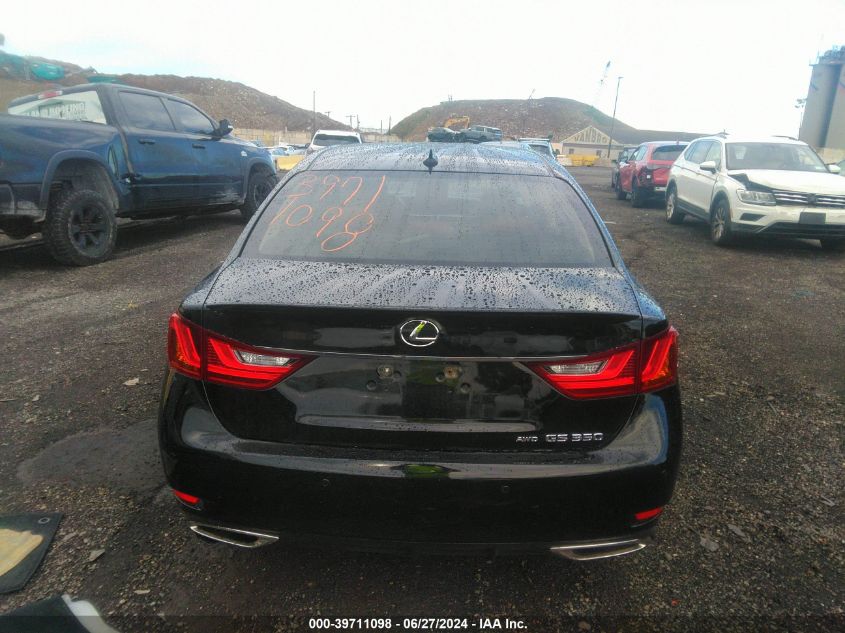 2013 Lexus Gs 350 VIN: JTHCE1BL6D5015881 Lot: 39711098