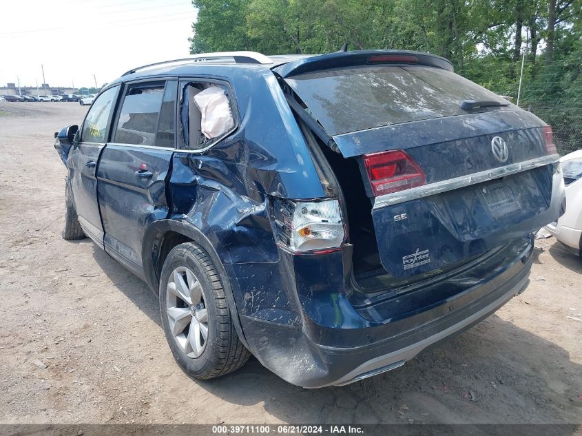 2019 Volkswagen Atlas 3.6L V6 Se W/Technology VIN: 1V2WR2CAXKC555652 Lot: 39711100