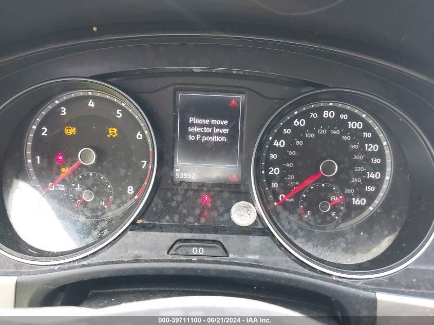 2019 Volkswagen Atlas 3.6L V6 Se W/Technology VIN: 1V2WR2CAXKC555652 Lot: 39711100