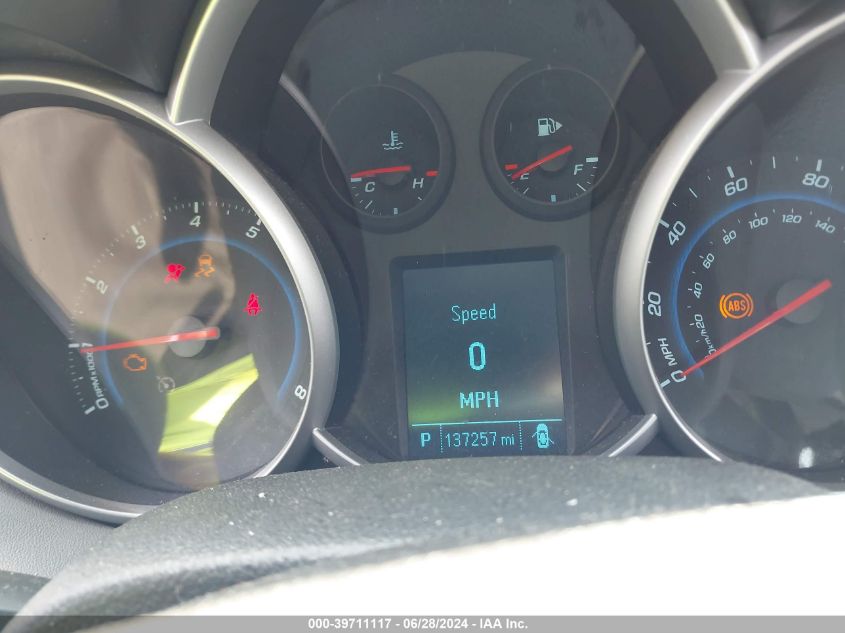 2012 Chevrolet Cruze Eco VIN: 1G1PJ5SC9C7159216 Lot: 39711117