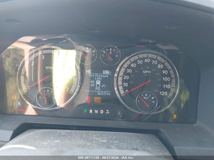 2011 Ram Ram 1500 VIN: 1D7RV1GT3BS576662 Lot: 39711120