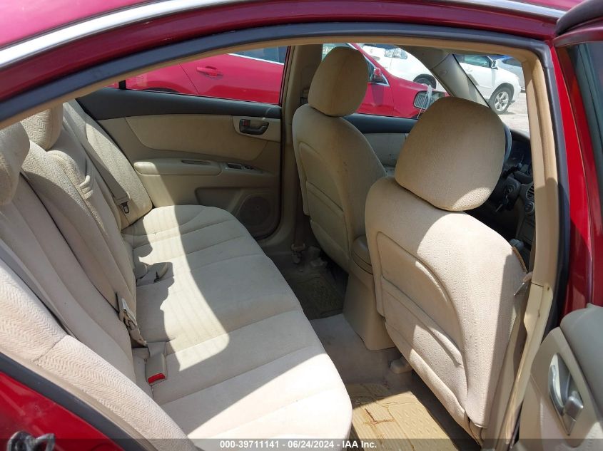 2007 Kia Optima Ex VIN: KNAGE123075094825 Lot: 39711141