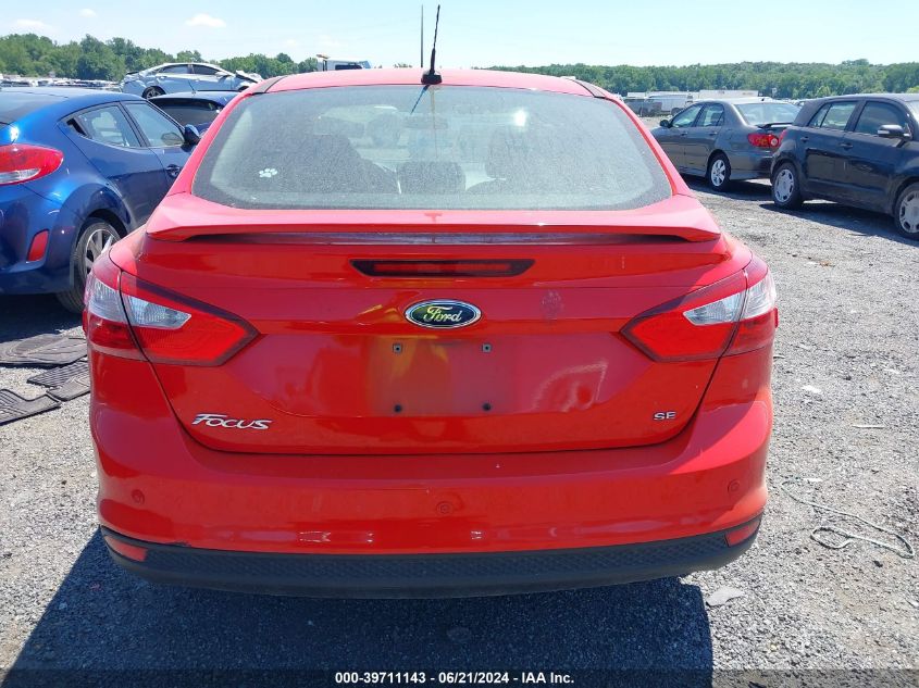 2013 Ford Focus Se VIN: 1FADP3F22DL186335 Lot: 39711143