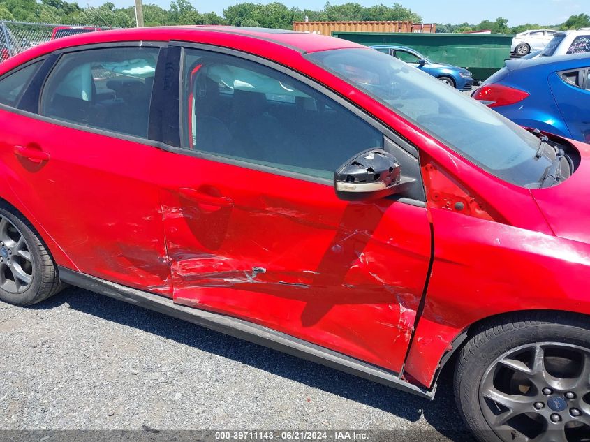 2013 Ford Focus Se VIN: 1FADP3F22DL186335 Lot: 39711143