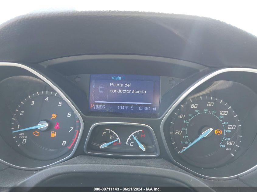 2013 Ford Focus Se VIN: 1FADP3F22DL186335 Lot: 39711143