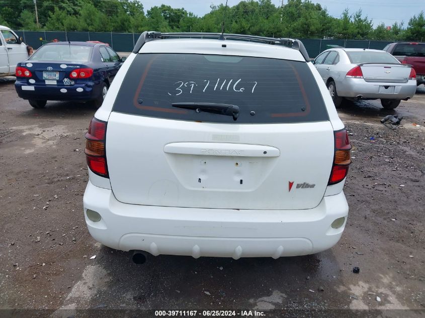 2003 Pontiac Vibe VIN: 5Y2SL62883Z448167 Lot: 39711167