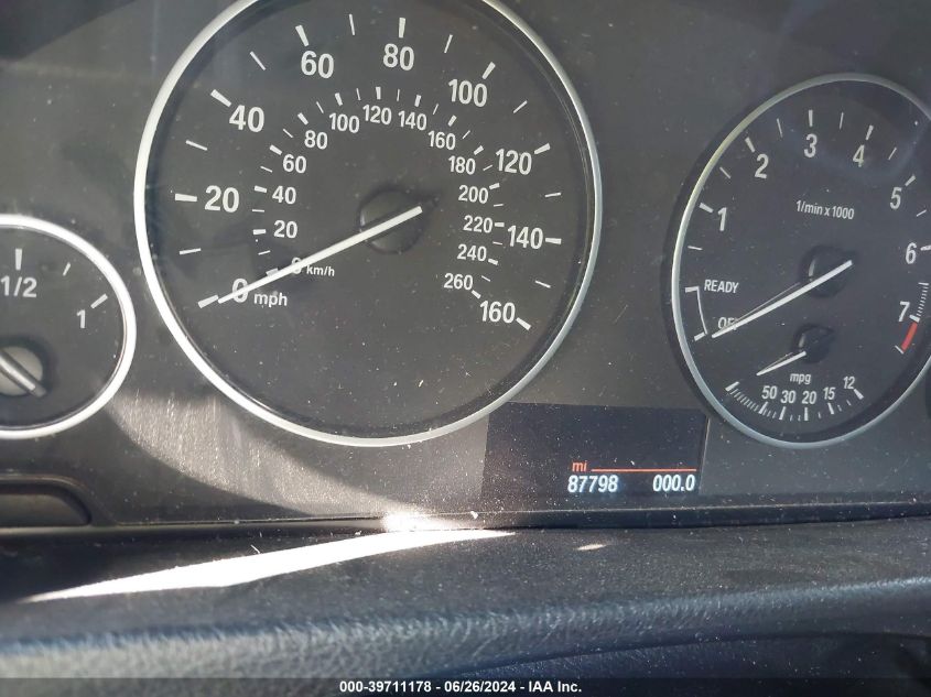 2014 BMW 328I I VIN: WBA3A5C56EP647013 Lot: 39711178